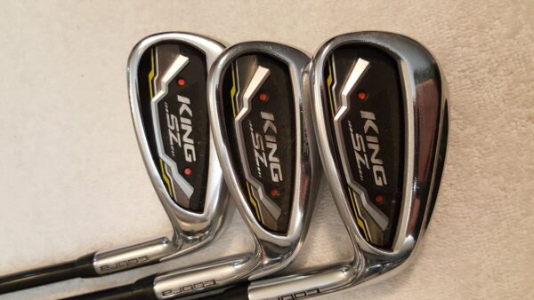 Used Cobra SZ Speedzone Iron Set (6-PW, GW, SW) 7 Irons - Graphite Senior Lite - Image 3