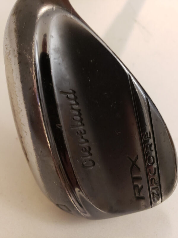 Used Cleveland RTX Zipcore Lob Wedge 60* - Mid 10* - Black - TT DG Spinner - RH