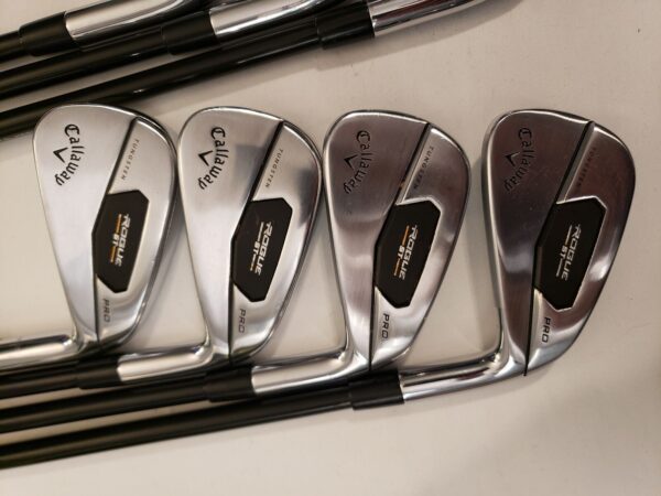 Used Callaway Rogue ST Pro Iron Set (4-PW) 7 Irons - MMT 95 - Stiff - RH - Image 3