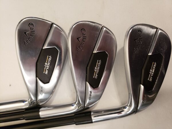 Used Callaway Rogue ST Pro Iron Set (4-PW) 7 Irons - MMT 95 - Stiff - RH - Image 4