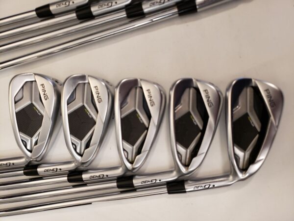 Used Ping G430 Iron Set (5-PW, 45, 50, 54) 9 Irons - Black - AWT 2.0 - Reg - Image 4