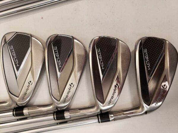 Used TaylorMade Stealth 2022 Iron Set (5-PW, AW) 7 Irons - KBS MAX MT 85 Stiff - Image 3