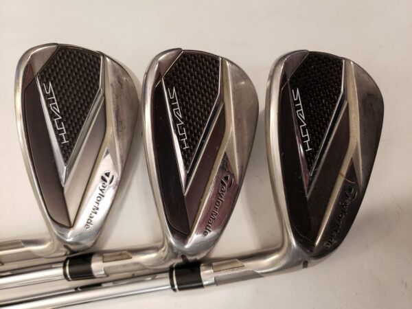 Used TaylorMade Stealth 2022 Iron Set (5-PW, AW) 7 Irons - KBS MAX MT 85 Stiff - Image 4