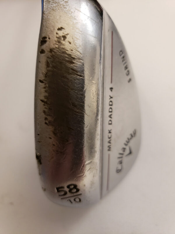 Used Callaway Mack Daddy 4 Lob Wedge 58* - 10*B - S Grind - MD4 - S200 Stiff - Image 2