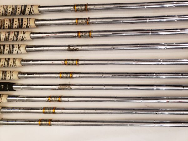 Used Ping Eye 2 + Iron Set (2-PW, SW) 10 Irons - Red Dot - KT-M Stiff - RH - Image 7