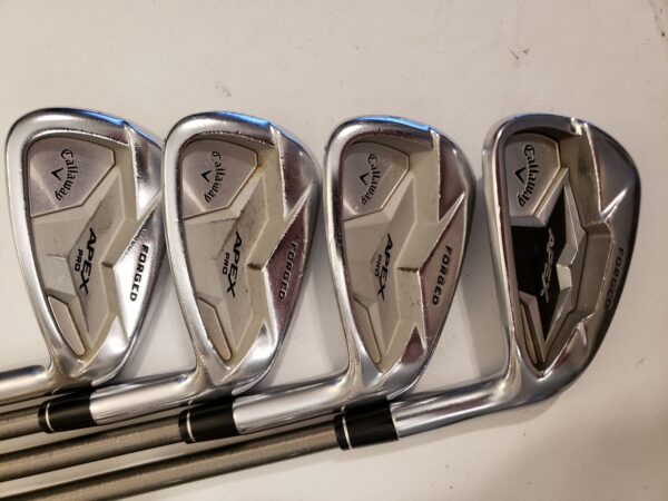 Used Callaway APEX / Pro 19 Combo Iron Set (3-PW) 9 Iron - SteelFiber - Stiff - Image 8