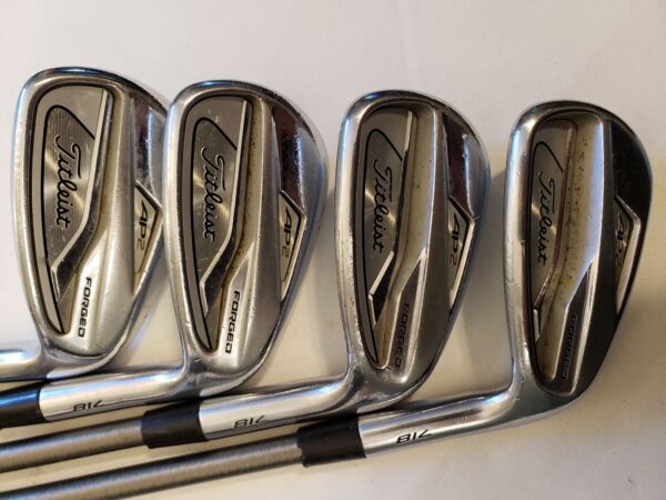 Used Titleist AP2 AP3 718 Combo Iron Set (4-PW, GW) 8 Irons - SteelFiber Reg - Image 4