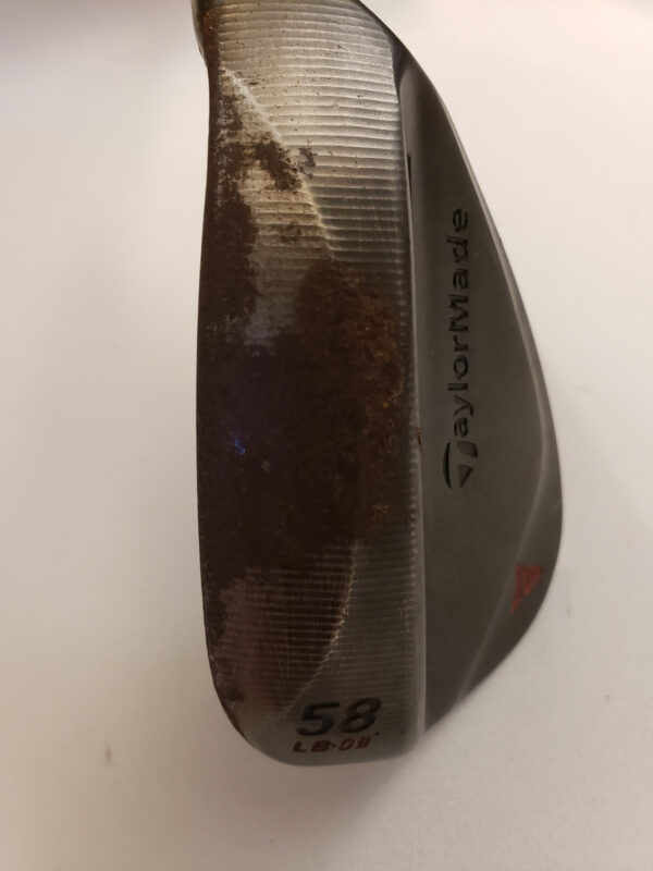 Used TaylorMade Milled Grind 2 - Lob Wedge 58* - 8* LB - KBS Tour Stiff - Black - Image 2