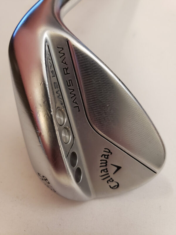 Used Callaway Jaws Raw Full Toe - Lob Wedge 58* - 10* J - TT DG Spinner 115 - RH