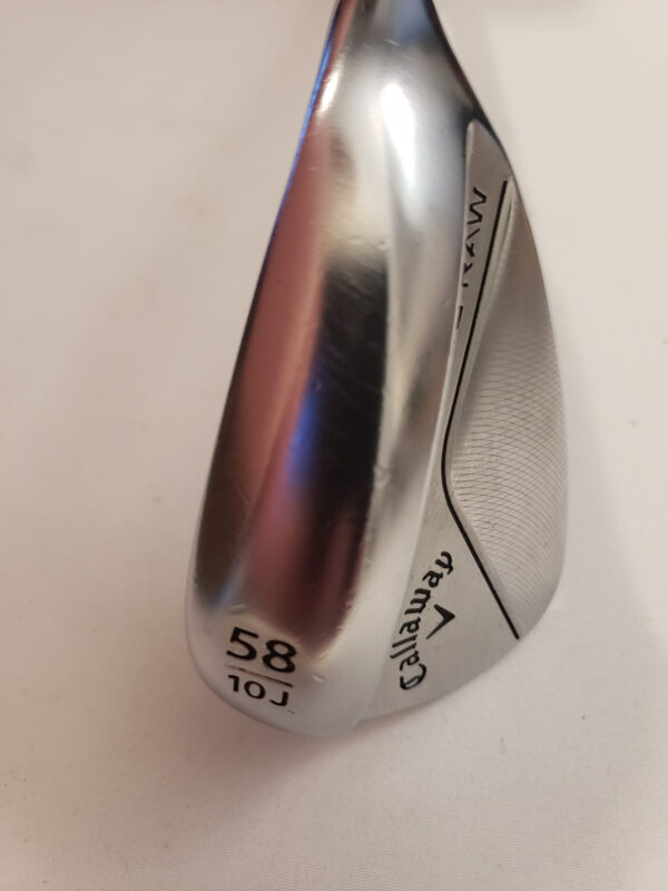 Used Callaway Jaws Raw Full Toe - Lob Wedge 58* - 10* J - TT DG Spinner 115 - RH - Image 2