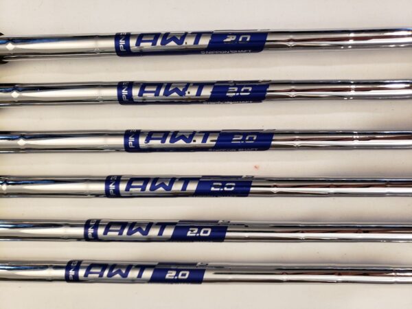 Used Ping G410 Iron Set (7-PW, SW, LW) 6 Irons - Black - AWT 2.0 - Stiff - RH - Image 7