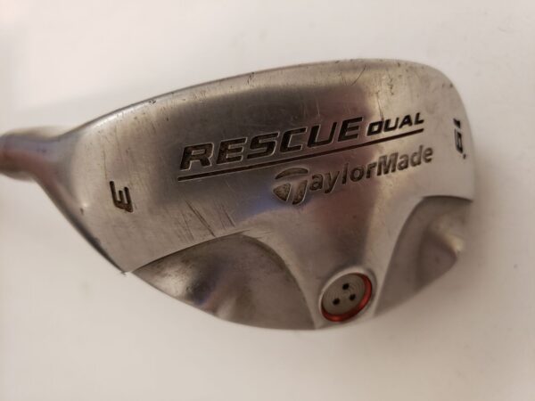Used TaylorMade Rescue Dual - 3 Hybrid 19* - Stock Steel - Stiff - LH