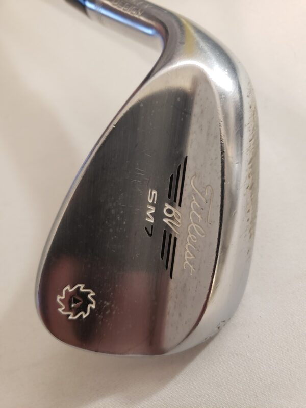 Used Titleist Vokey SM7 - 56* Sandwedge - 10* B - S Grind - Tour Chrome - LH