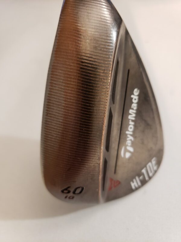 Used TaylorMade Hi-Toe Lob Wedge - 60* - KBS Hi-Rev 2.0 115 - Full Face Grooves - Image 2