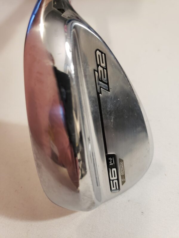Used Mizuno T22 Sandwedge 56* - 14* B - S Grind - Chrome - Tour Issue S400 Stiff - Image 2