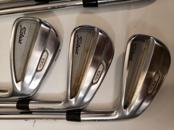 Used Titleist T100s 2021 Iron Set (6-PW, GW) 6 Irons - TT AMT White Stiff - RH - Image 3