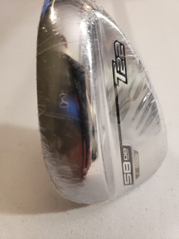 New Mizuno T22 Lob Wedge 58* - 08* B - C Grind - Chrome - Tour Issue S400 Stiff - Image 2