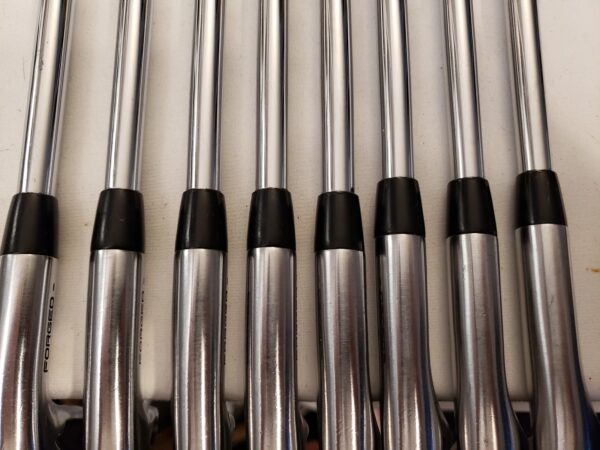 Used Titleist T100 2021 Iron Set (5-PW) 6 Irons - TT AMT White Stiff - RH - Image 2