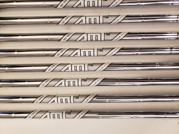 Used Titleist T100 2021 Iron Set (5-PW) 6 Irons - TT AMT White Stiff - RH - Image 7