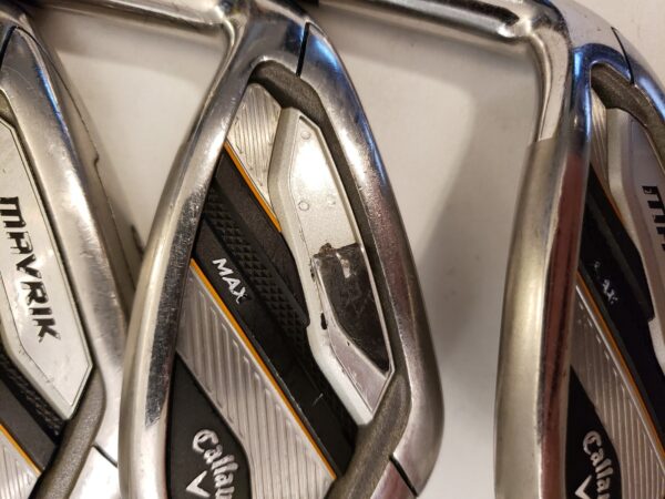 Used Callaway Mavrik Max Iron Set (7-PW) 4 Irons Graphite Project 5.0 Senior LH - Image 4