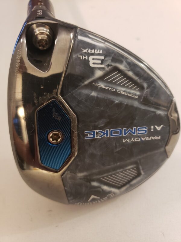 Used Callaway Paradym Ai Smoke Max - 3 HL Fairway Wood 16.5* - Cypher 5.0 Senior