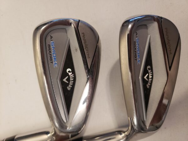 Used Callaway Ai Smoke Max Fast Iron Set (7-PW, AW) 5 Irons - Tensei Senior - RH - Image 4