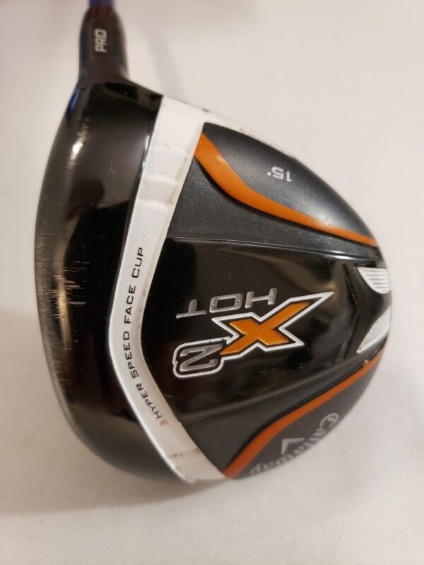 Used Callaway X2 Hot Pro 3 Fairway Wood 15* - Grafalloy ProLaunch 65 Reg - RH